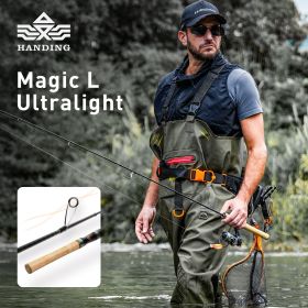 HANDING 78g Magic L Micro BFS Fishing Rod Carbon Fishing Rod Lure Weight 1-8g FUJIÂ® O+A Guide Rings UL/L Casting Rod for Trout (length: Spinning-1.8m-L)