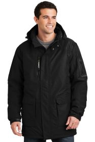 Port Authority Heavyweight Parka J799 (Color: Black, size: 4XL)