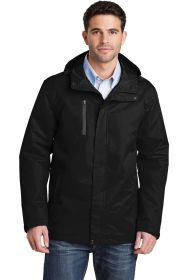 Port Authority All-Conditions Jacket J331 (Color: Black, size: M)